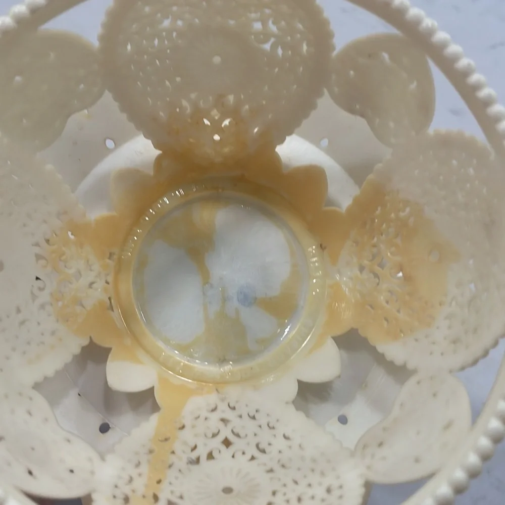Vintage 25th anniversary cake topper